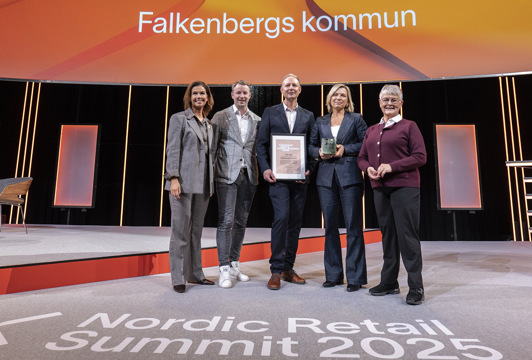 Falkenberg utses till Årets Handelskommun 2025