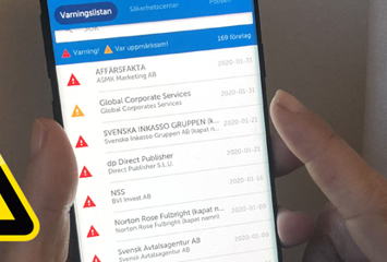 Flest klagomål på Varningslistan under november 2024